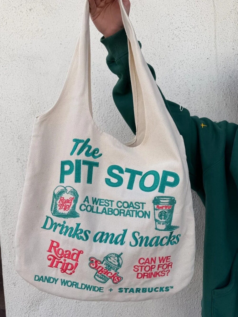 Starbucks 'Pit Stop' Messenger Tote